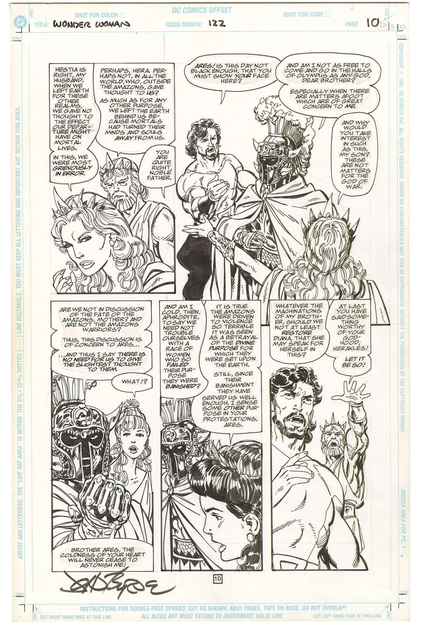 Wonder Woman #122 p10 (Signed)