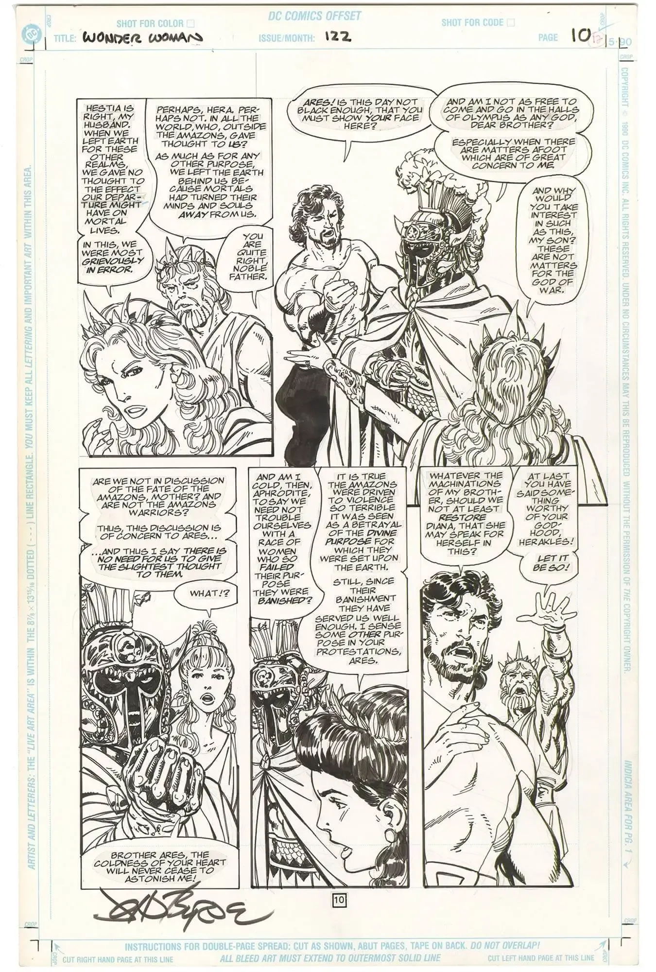 Wonder Woman #122 p10 (Signed)