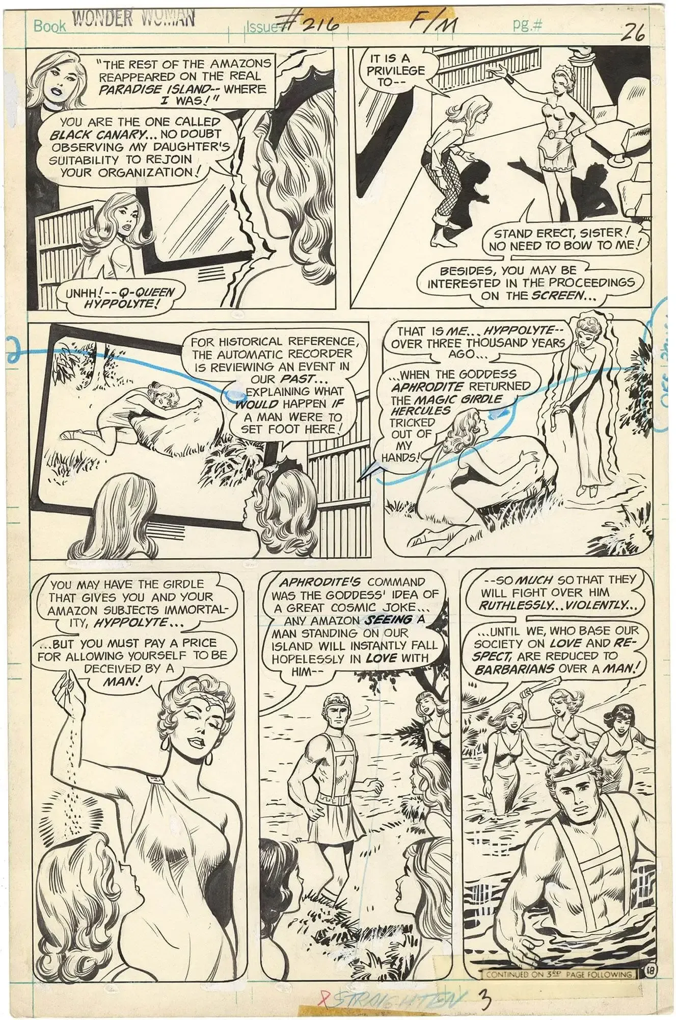 Wonder Woman #216 p18