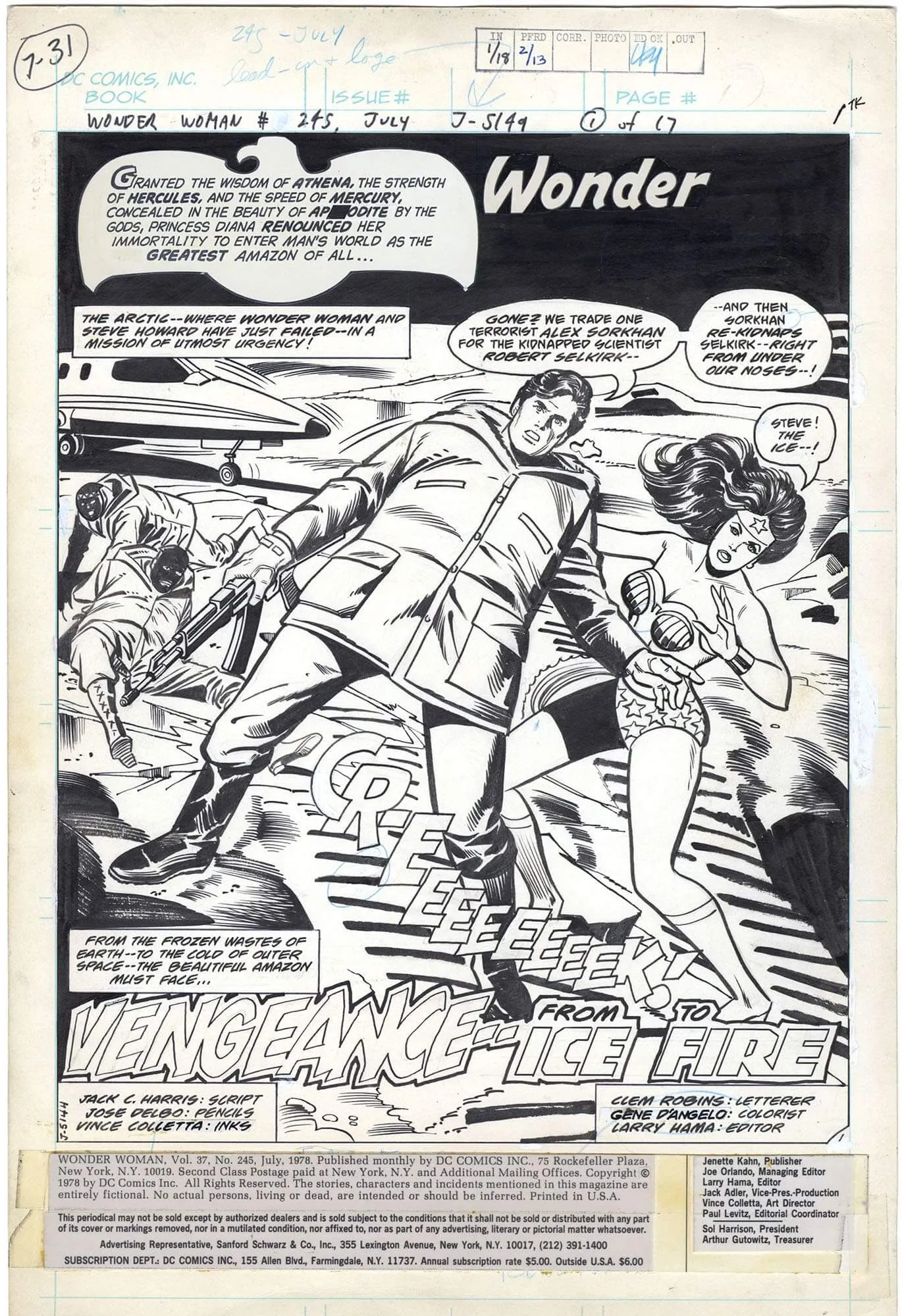 Wonder Woman #245 p1