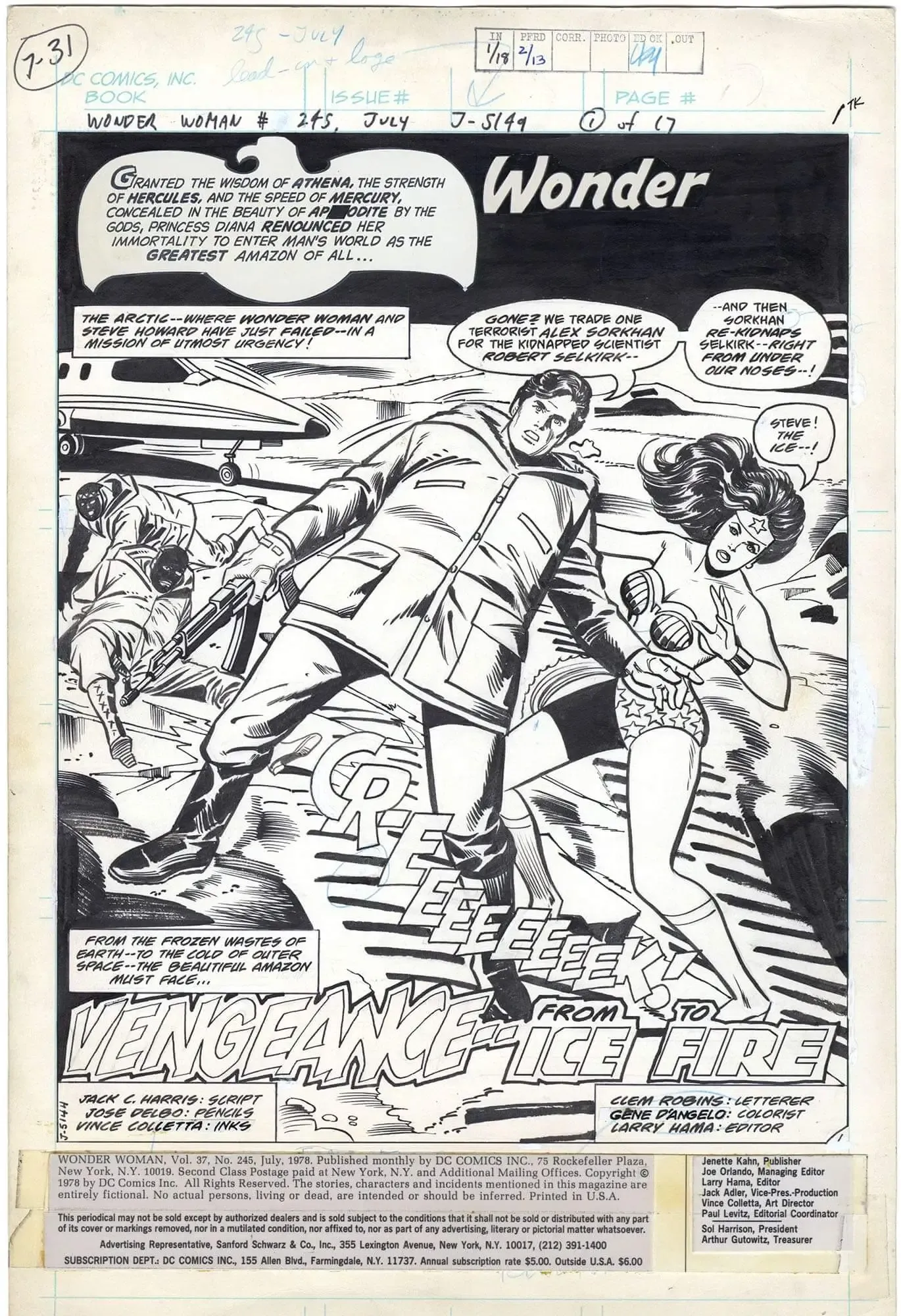 Wonder Woman #245 p1