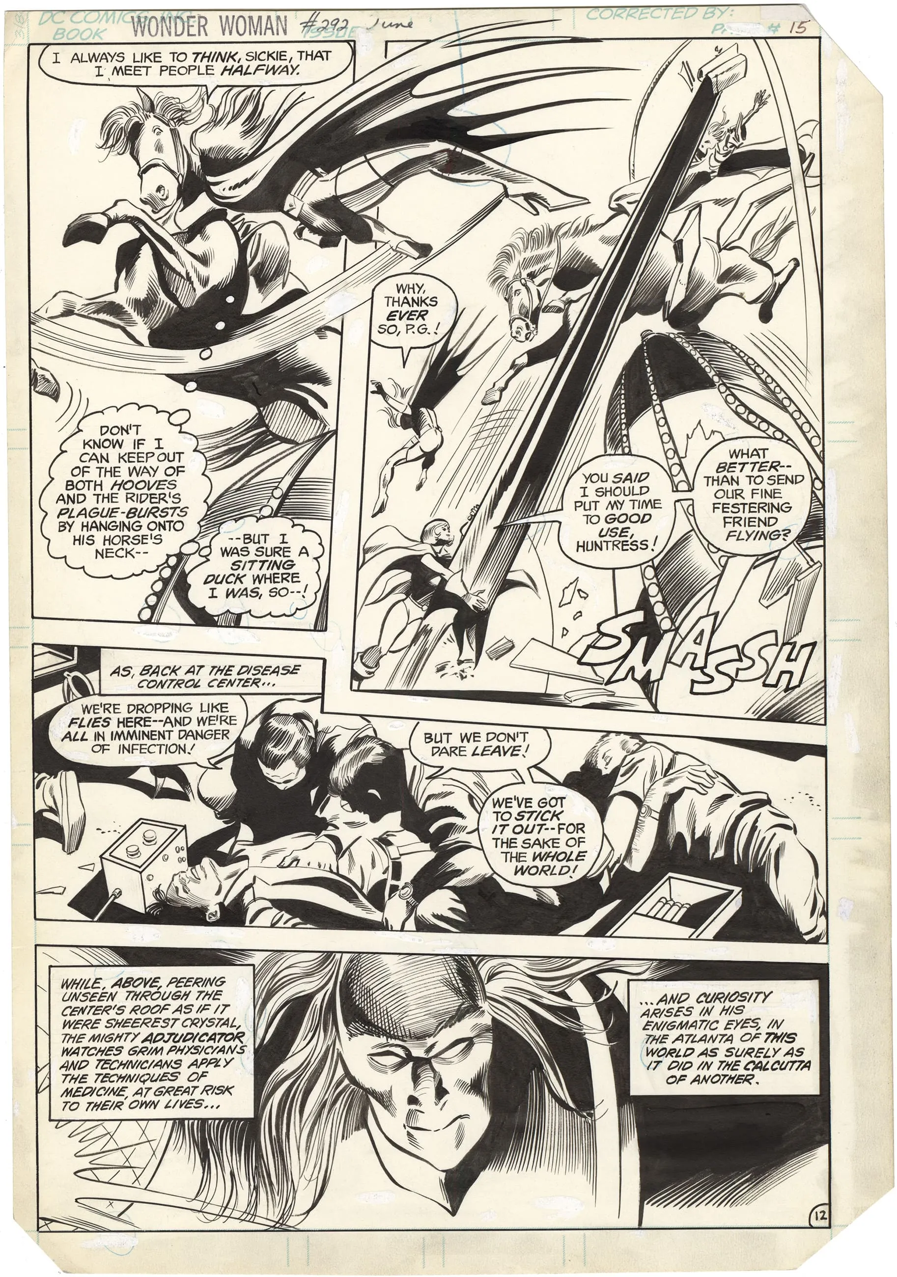 Wonder Woman #292 p12 (Power Girl + Huntress)