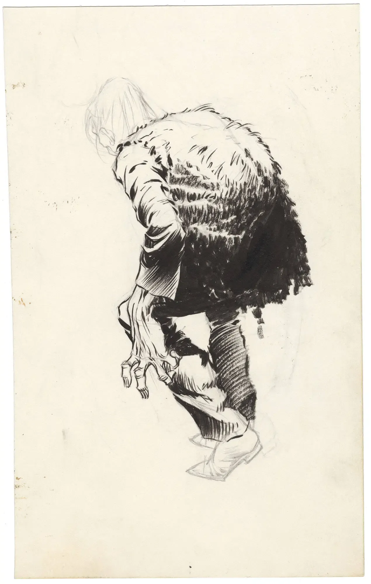 Wrightson Frankenstein Sketch
