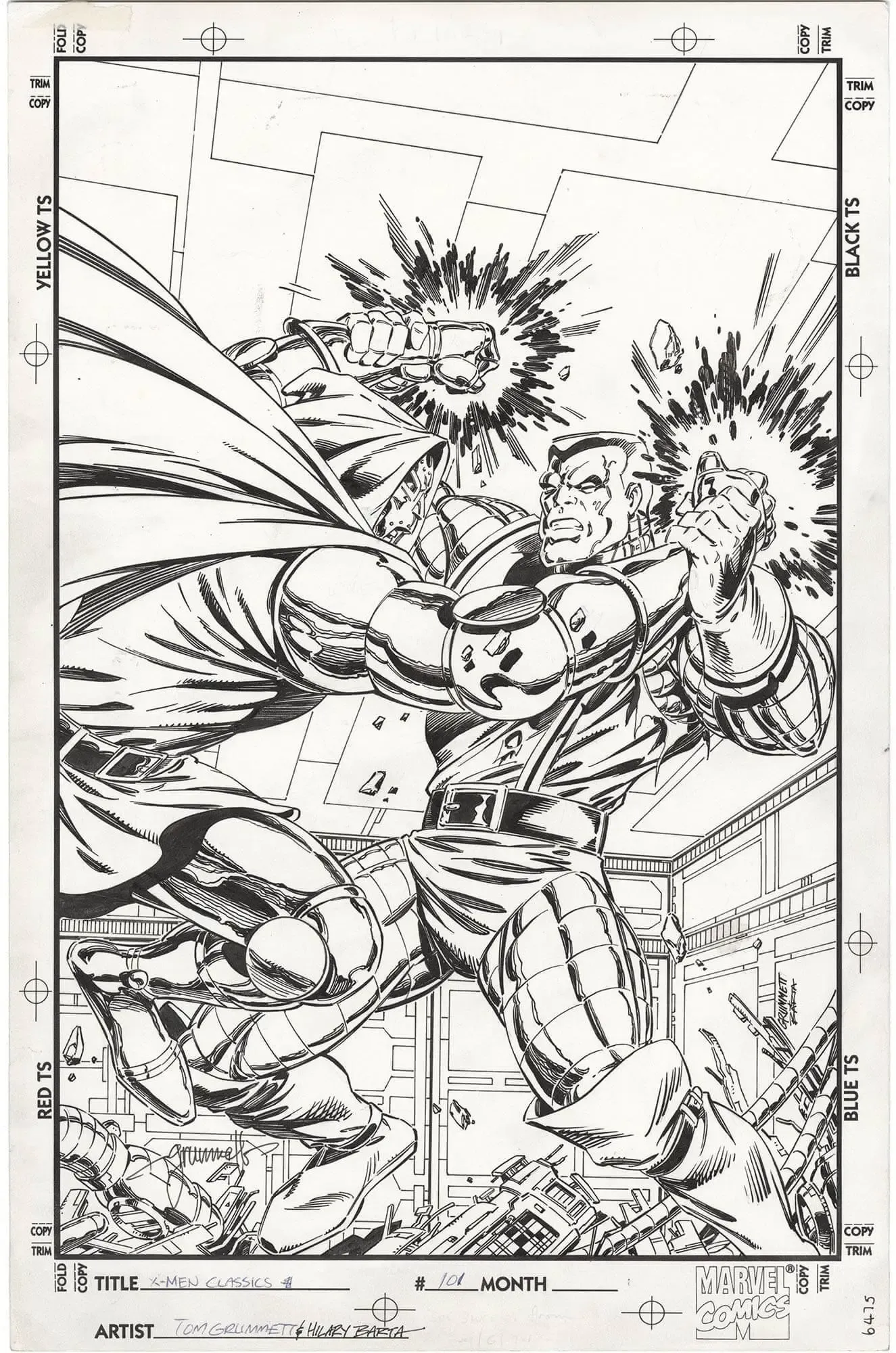 X-Men Classic #101 Cover (Doom vs Colossus)