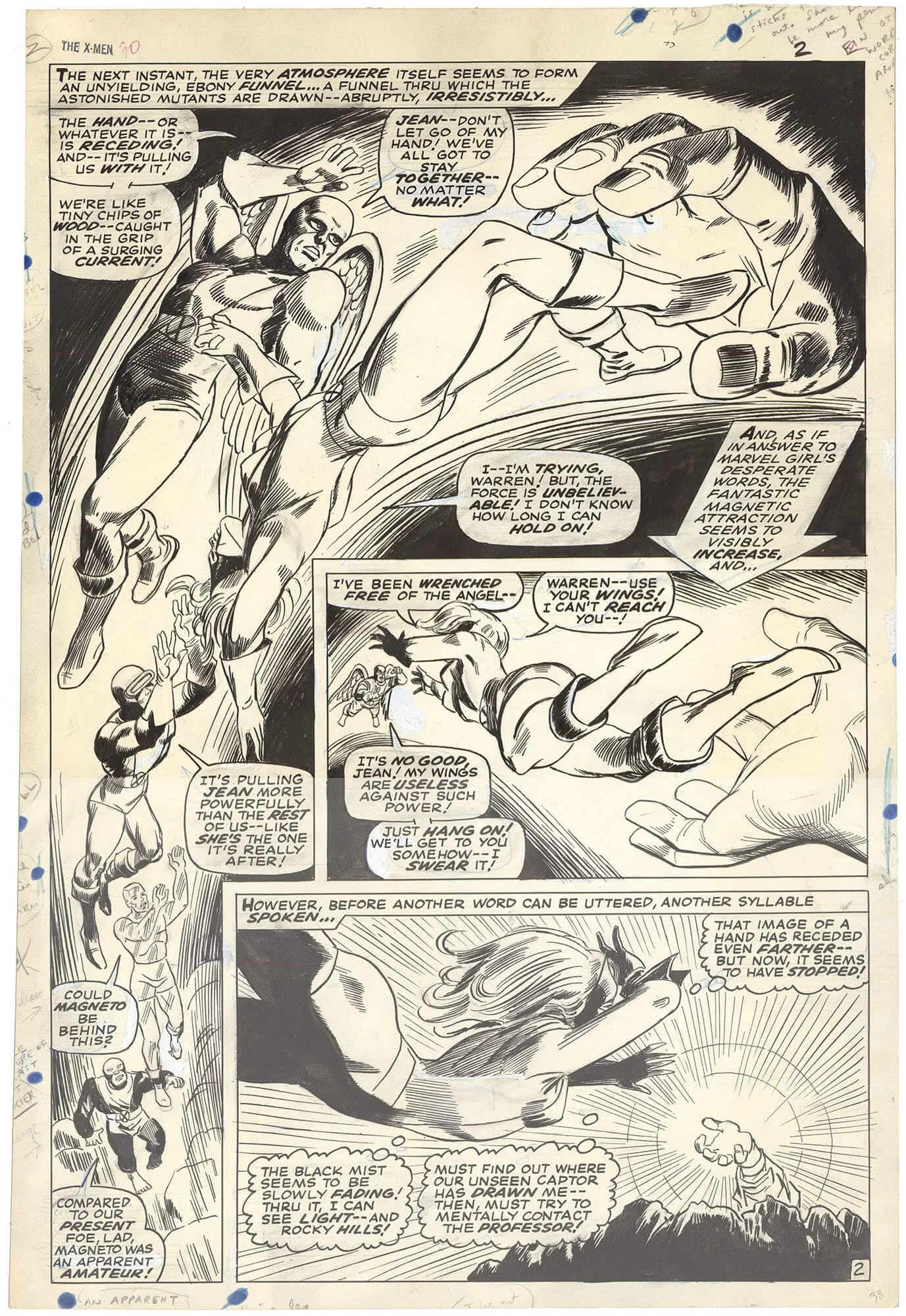 X-Men #30 p2 (⅔ Splash) (Large Art)