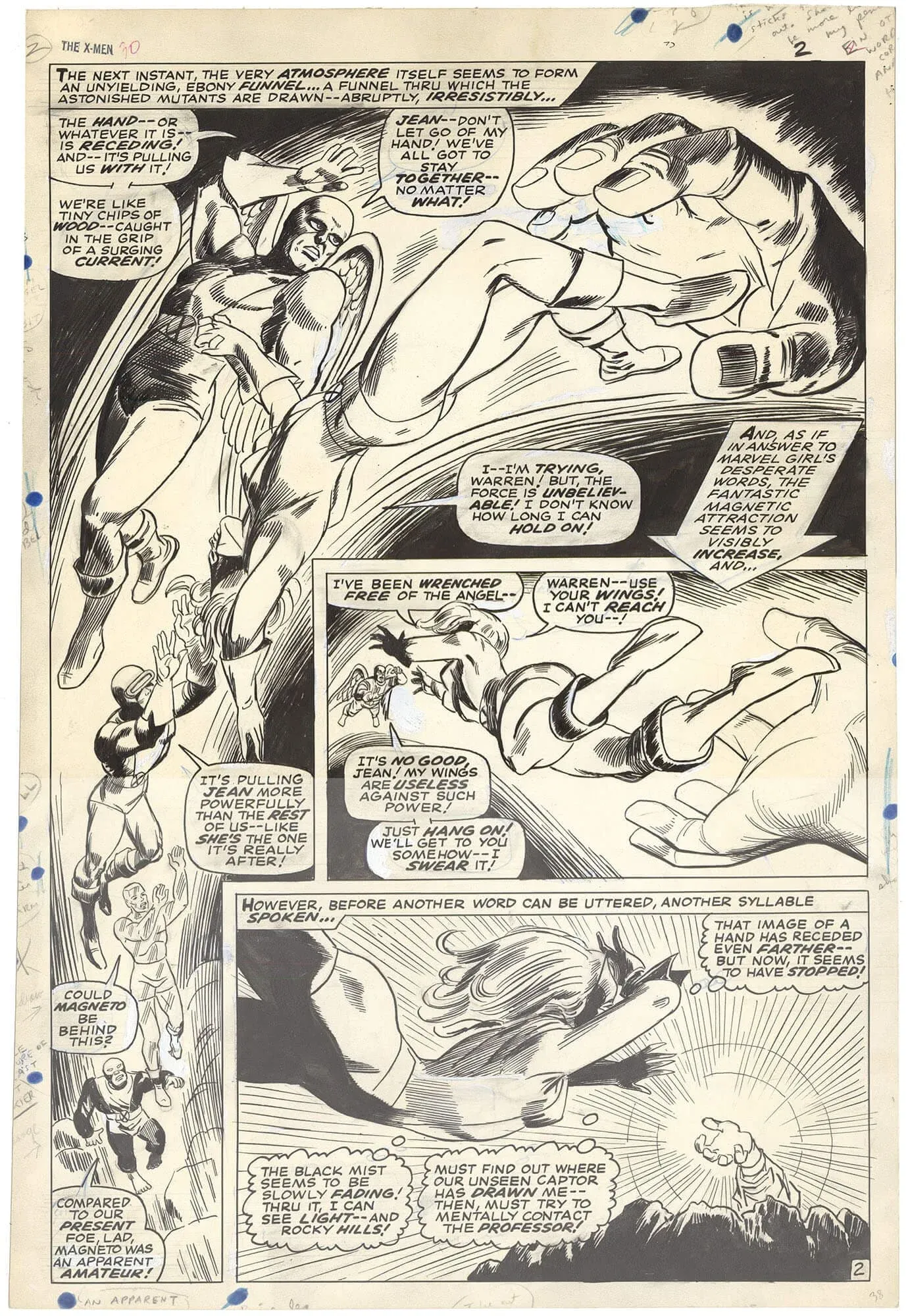 X-Men #30 p2 (⅔ Splash) (Large Art)