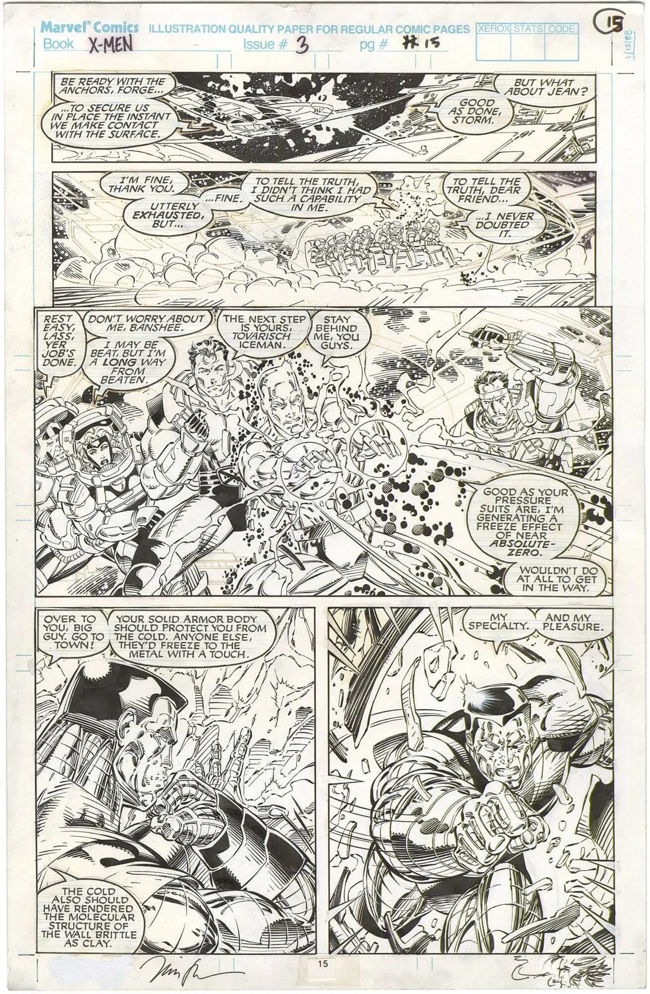 X-Men #3 p15 (Signed)