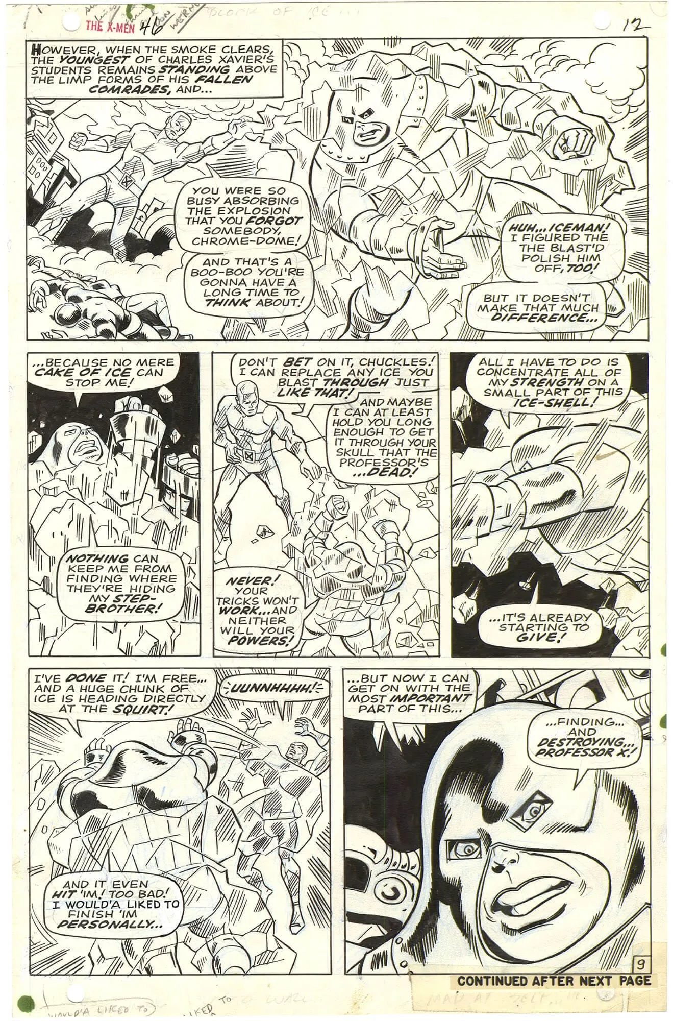 X-Men #46 p9 (Juggernaut Magic)