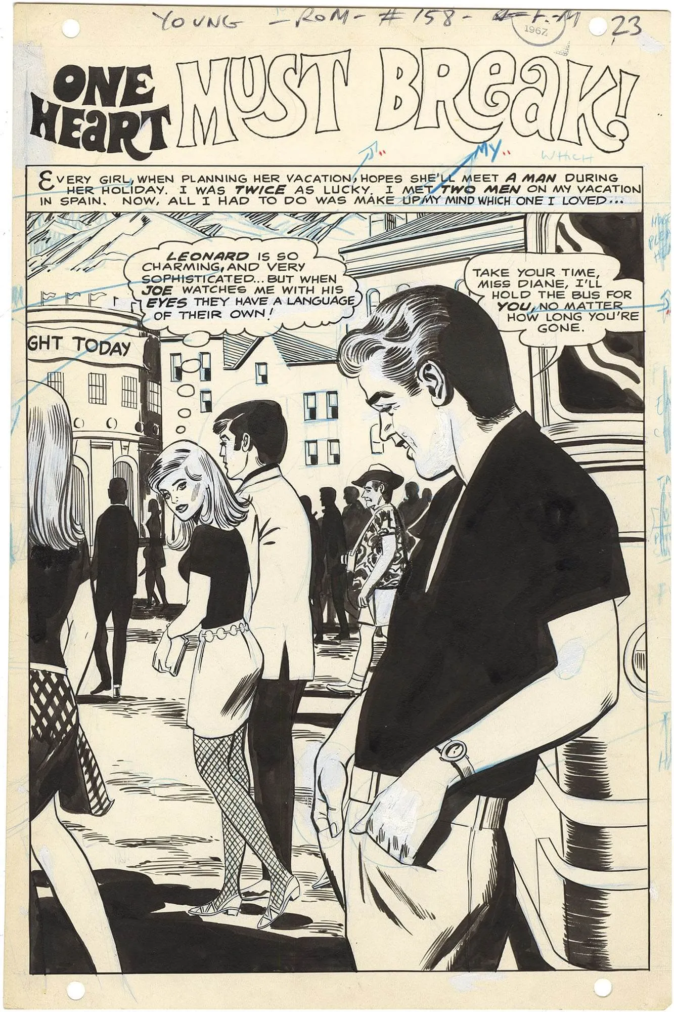 Young Romance #158 p1 (Splash)