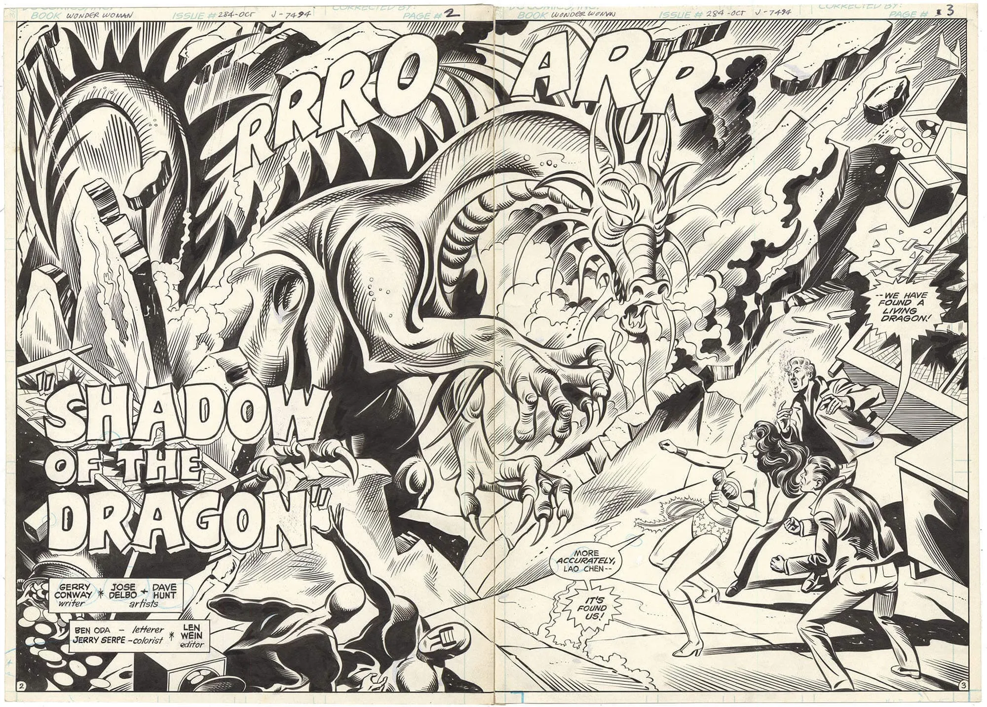 Wonder Woman #284 p2-3 (Double Spread)