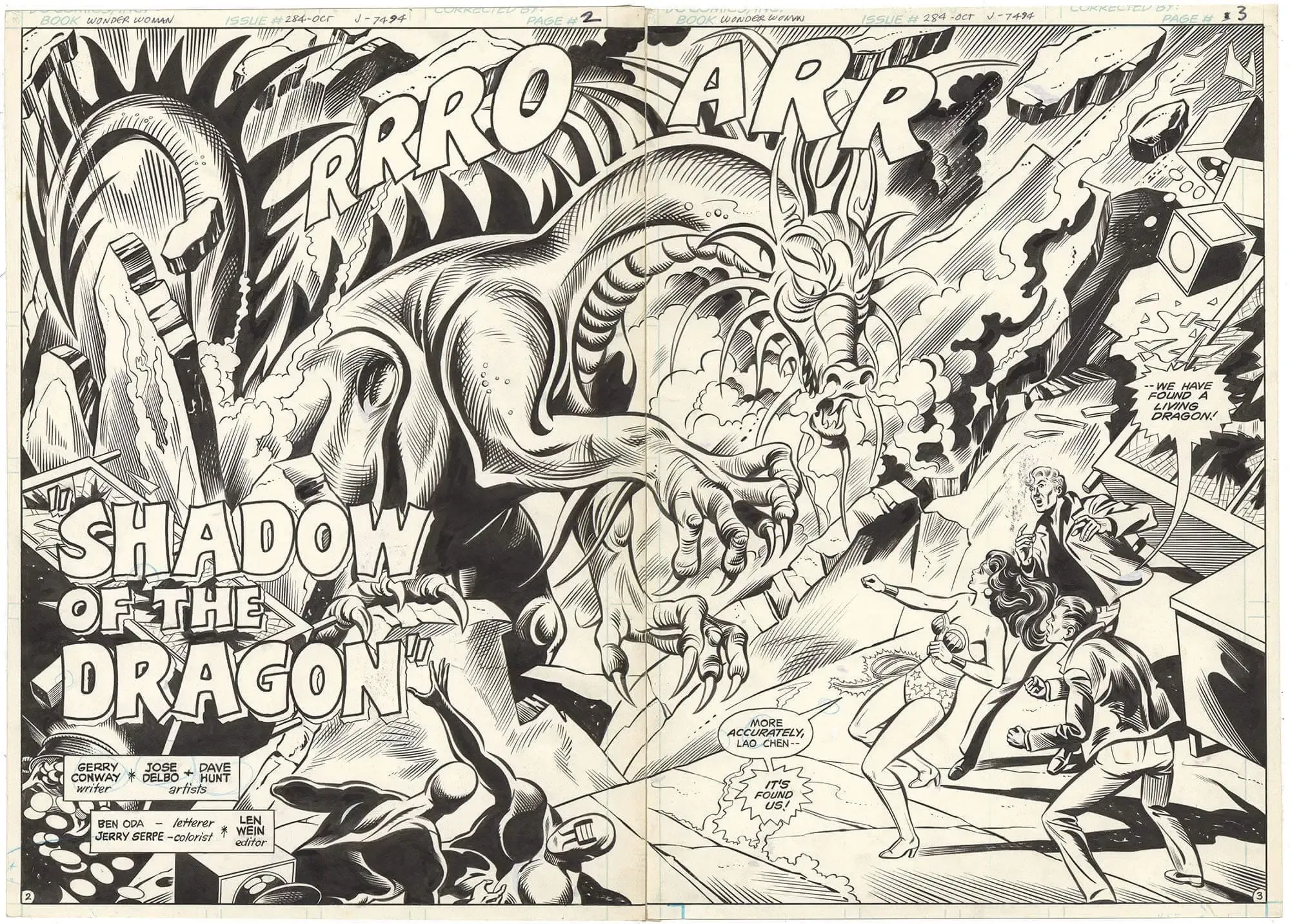 Wonder Woman #284 p2-3 (Double Spread)